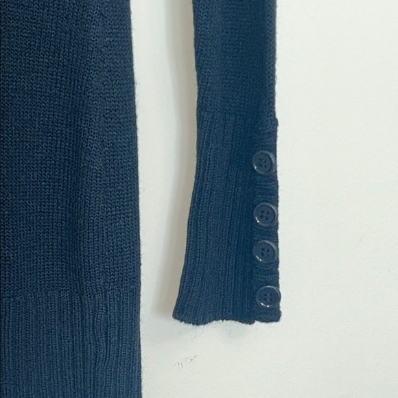 40. Dots Black V-Neck Knit Sweater Tunic size M - Picture 5 of 6